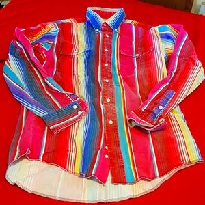 Vintage Wrangler western shirt 15 1/2-34
